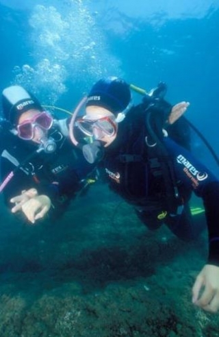 Bautismos e iniciaciones de buceo en Cap d'Agde 